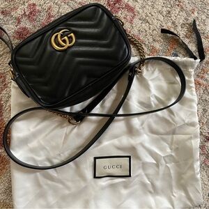 Authentic Gucci Marmont Matelassé Mini Bag